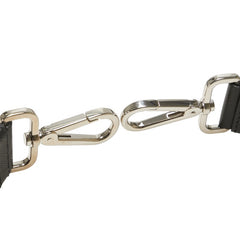プラダ ロゴ ショルダーストラップ ブラック サフィアーノレザー レディース PRADA 【中古】