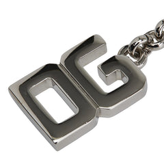 ドルチェアンドガッバーナ DGロゴ ウォレットチェーン シルバー メタル メンズ DOLCE&GABBANA 【中古】