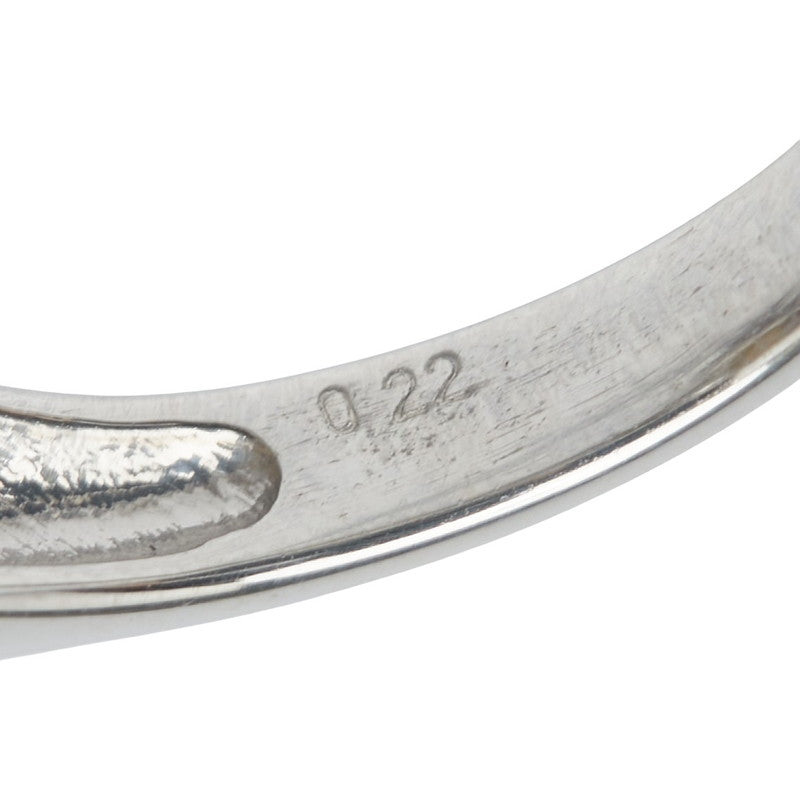 Pt900 プラチナ アコヤパール8.9mm ダイヤ0.22ct リング 指輪 レディース 10.5号 【中古】