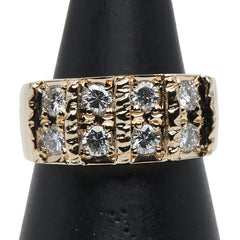 K18YG イエローゴールド ダイヤ0.80ct リング 指輪 レディース 11号 【中古】