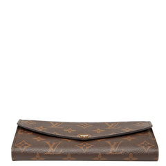 ルイ ヴィトン モノグラム ポルトフォイユ サラ 長財布 M60531 ブラウン PVC レザー レディース LOUIS VUITTON 【中古】