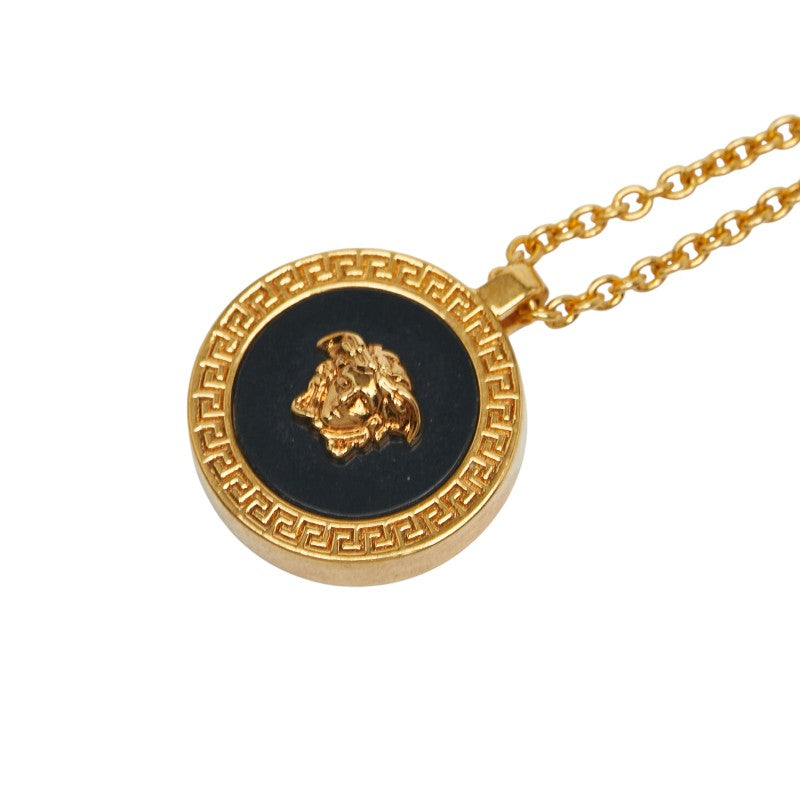 ヴェルサーチェ メドューサ ネックレス ゴールド メッキ レディース VERSACE 【中古】