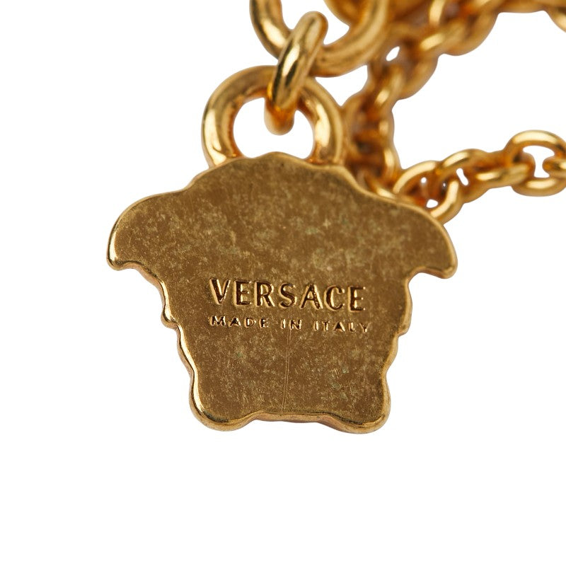 ヴェルサーチェ メドューサ ネックレス ゴールド メッキ レディース VERSACE 【中古】