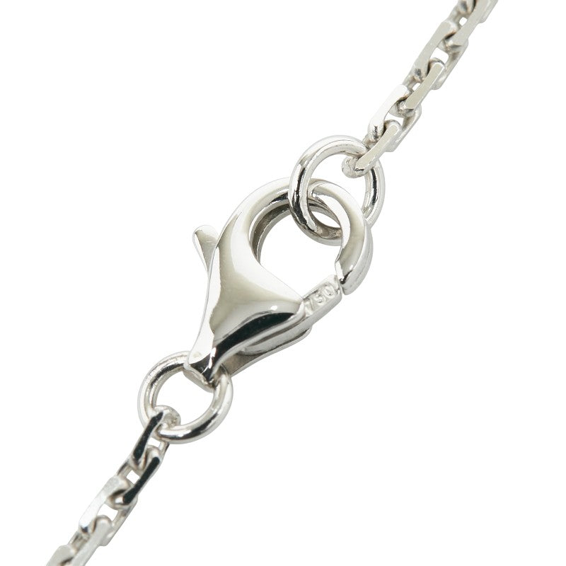 カルティエ ベビーラブ 750 ダイヤ ペンダントネックレス K18WG ホワイトゴールド レディース CARTIER 【中古】