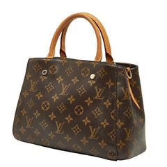 ルイ ヴィトン モノグラム モンテーニュBB ハンドバッグ ショルダーバッグ 2WAY M41055 ブラウン PVC レザー レディース LOUIS VUITTON 【中古】