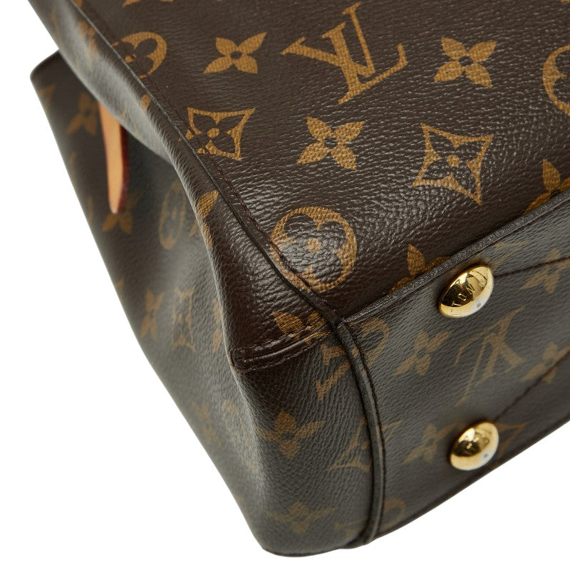 ルイ ヴィトン モノグラム モンテーニュBB ハンドバッグ ショルダーバッグ 2WAY M41055 ブラウン PVC レザー レディース LOUIS VUITTON 【中古】
