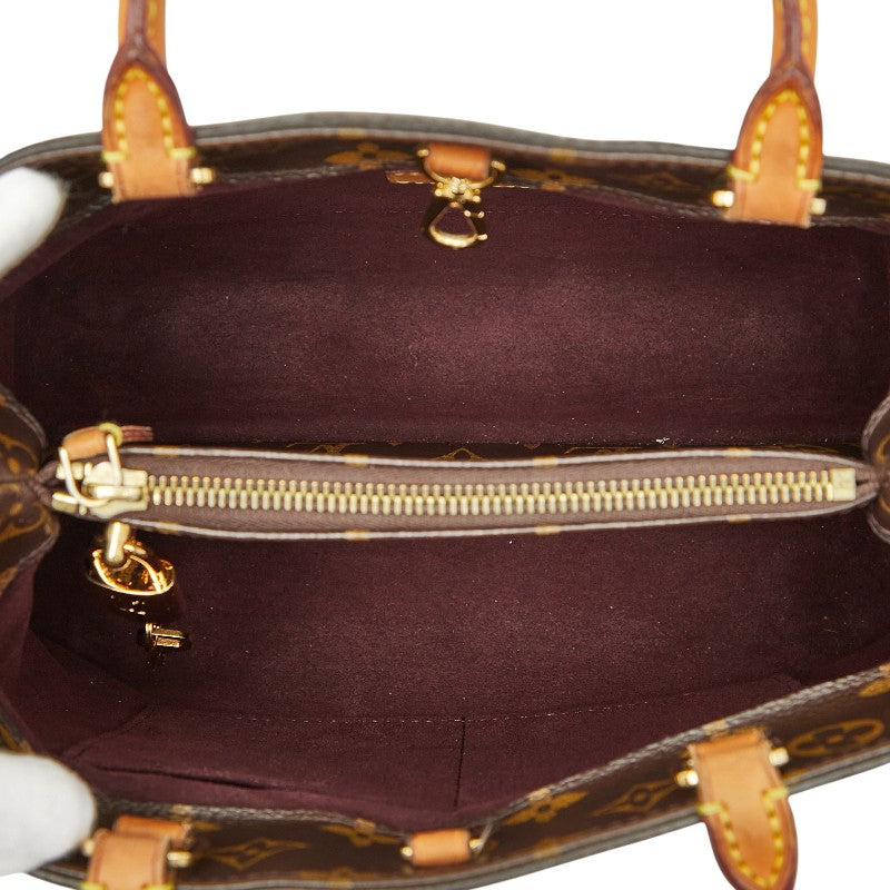 ルイ ヴィトン モノグラム モンテーニュBB ハンドバッグ ショルダーバッグ 2WAY M41055 ブラウン PVC レザー レディース LOUIS VUITTON 【中古】