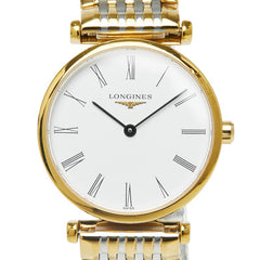 ロンジン グラン クラシック ドゥ ロンジン 腕時計 L4.209.2.11.2 クオーツ ホワイト文字盤 ステンレススチール レディース LONGINES 【中古】