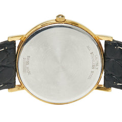 ロンジン グランドクラシック 腕時計 L4.720.2 クオーツ ゴールド文字盤 ステンレススチール レザー メンズ LONGINES 【中古】