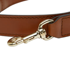 グッチ ショルダーストラップ ブラウン レザー レディース GUCCI 【中古】