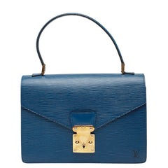 ルイ ヴィトン エピ コンコルド ハンドバッグ M52135 トレドブルー レザー レディース LOUIS VUITTON 【中古】