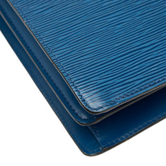 ルイ ヴィトン エピ コンコルド ハンドバッグ M52135 トレドブルー レザー レディース LOUIS VUITTON 【中古】