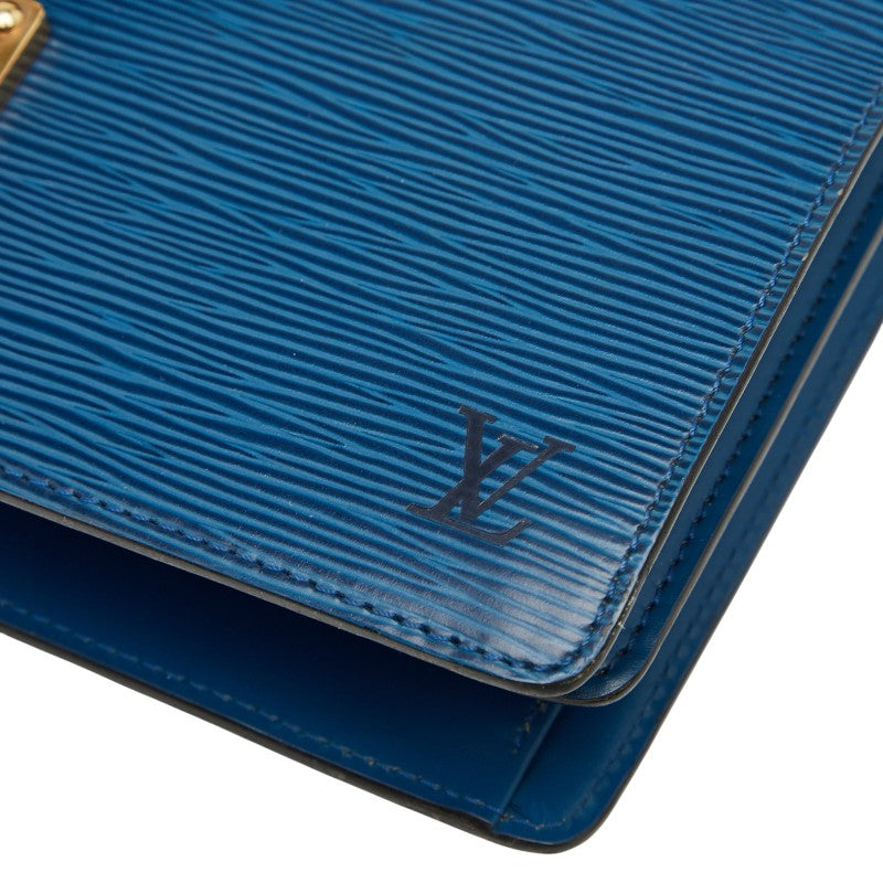 ルイ ヴィトン エピ コンコルド ハンドバッグ M52135 トレドブルー レザー レディース LOUIS VUITTON 【中古】