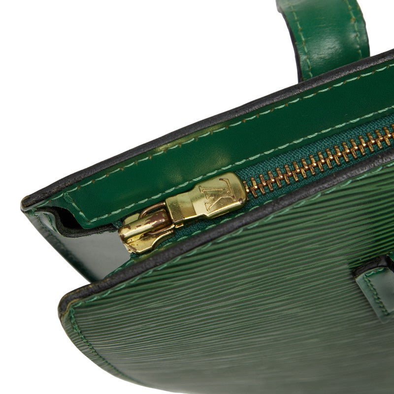 ルイ ヴィトン エピ サンジャック ハンドバッグ ショルダーバッグ M52274 ボルネオグリーン レザー レディース LOUIS VUITTON 【中古】