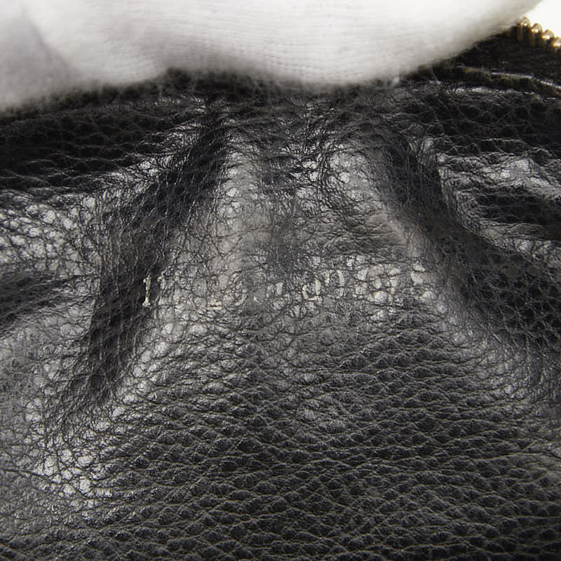フェンディ ズッカ バニティバッグ ショルダーバッグ ポーチ 2WAY ブラウン キャンバス レザー レディース FENDI 【中古】