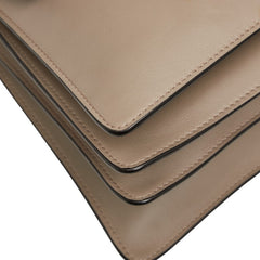 クロエ フェイ ミディアム ショルダーバッグ ベージュ レザー スウェード レディース Chloe 【中古】