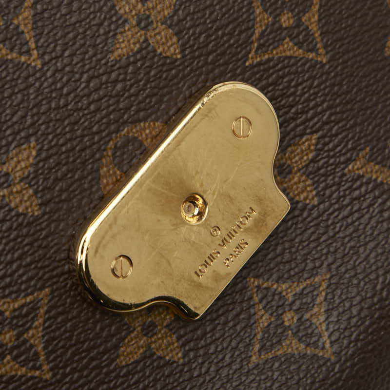 ルイ ヴィトン モノグラム サン プラシード チェーンショルダーバッグ M43713 スリーズ ブラウン PVC レザー レディース LOUIS VUITTON 【中古】