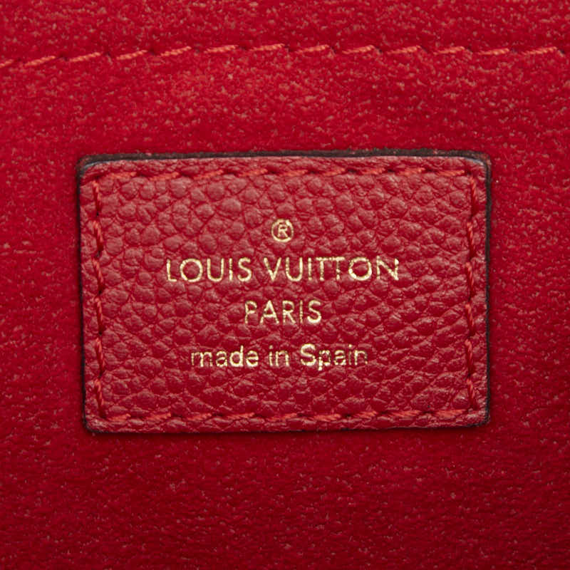 ルイ ヴィトン モノグラム サン プラシード チェーンショルダーバッグ M43713 スリーズ ブラウン PVC レザー レディース LOUIS VUITTON 【中古】