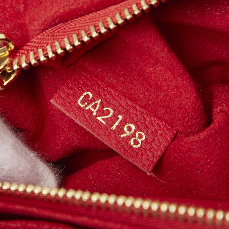 ルイ ヴィトン モノグラム サン プラシード チェーンショルダーバッグ M43713 スリーズ ブラウン PVC レザー レディース LOUIS VUITTON 【中古】