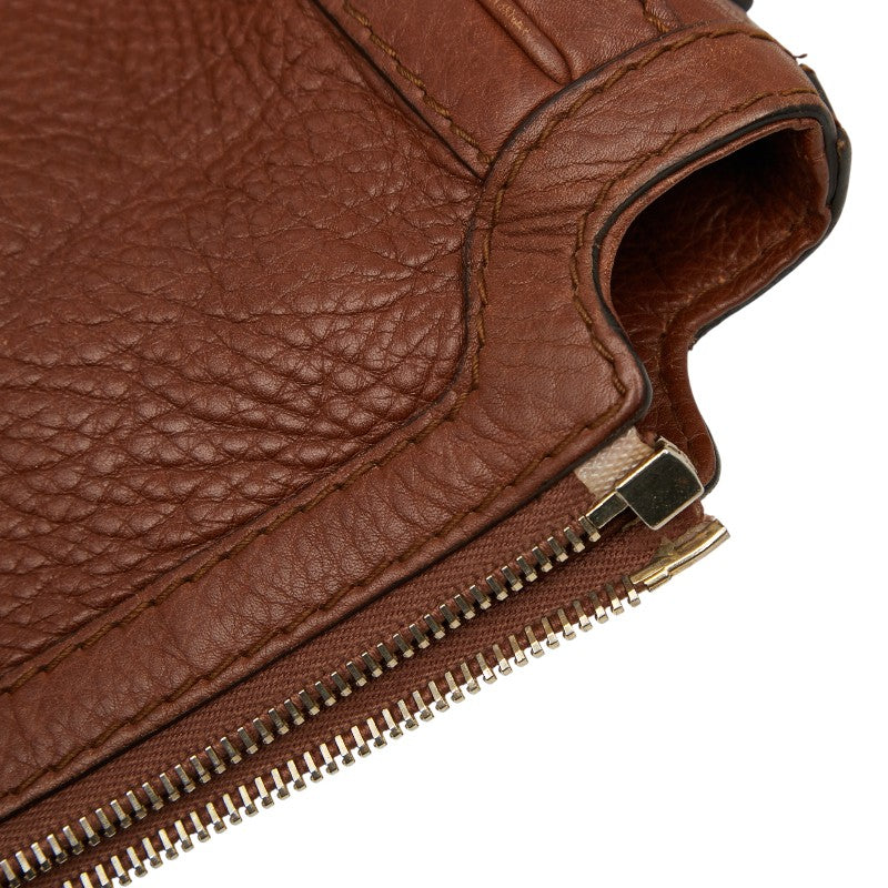 グッチ タッセル ワンショルダーバッグ 269947 ブラウン レザー レディース GUCCI 【中古】
