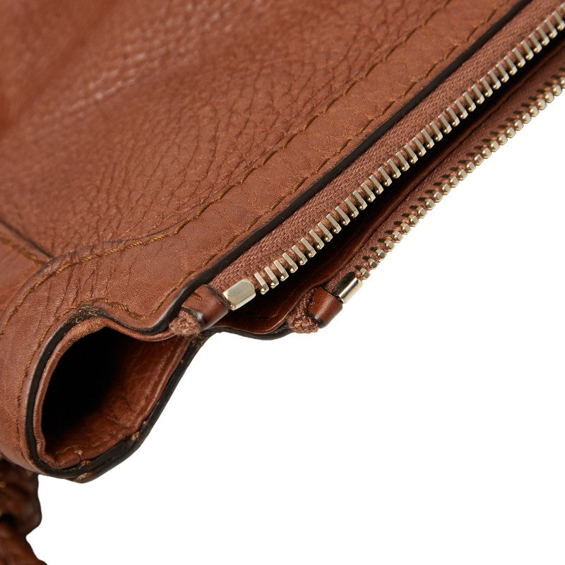 グッチ タッセル ワンショルダーバッグ 269947 ブラウン レザー レディース GUCCI 【中古】