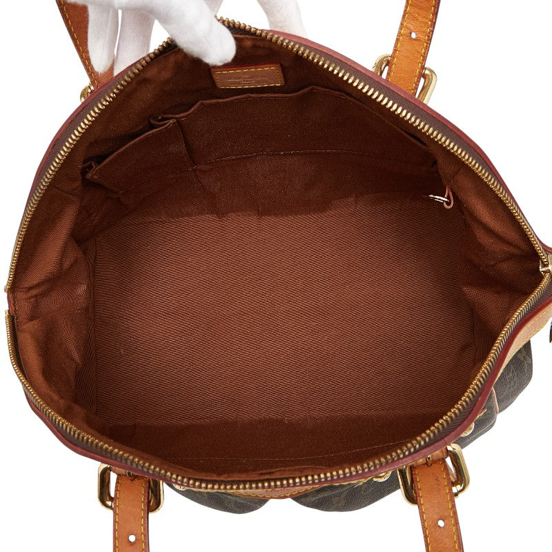 ルイ ヴィトン モノグラム ティヴォリGM ハンドバッグ ショルダーバッグ M40144 ブラウン PVC レザー レディース LOUIS VUITTON 【中古】