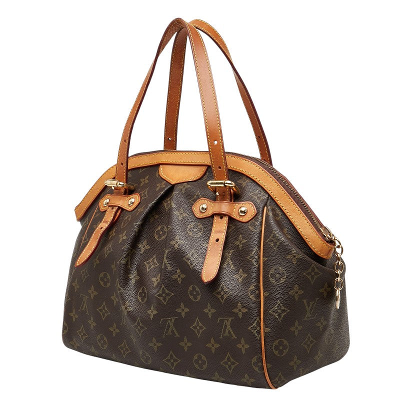 ルイ ヴィトン モノグラム ティヴォリGM ハンドバッグ ショルダーバッグ M40144 ブラウン PVC レザー レディース LOUIS VUITTON 【中古】
