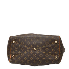 ルイ ヴィトン モノグラム ティヴォリGM ハンドバッグ ショルダーバッグ M40144 ブラウン PVC レザー レディース LOUIS VUITTON 【中古】