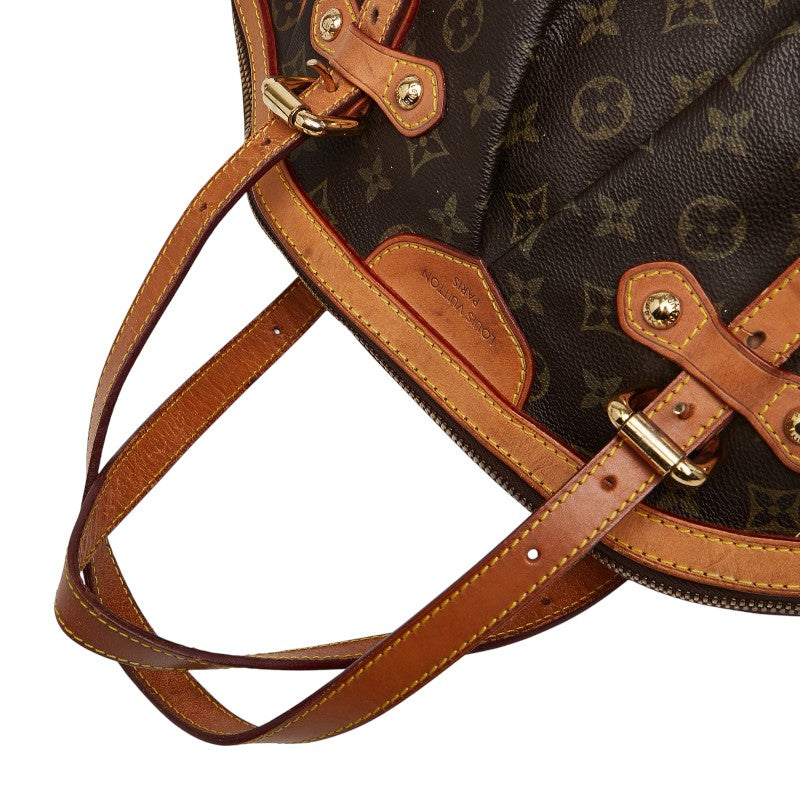 ルイ ヴィトン モノグラム ティヴォリGM ハンドバッグ ショルダーバッグ M40144 ブラウン PVC レザー レディース LOUIS VUITTON 【中古】