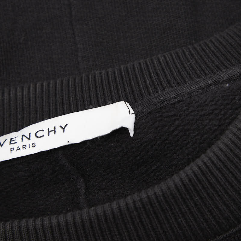 ジバンシー ロットワイラー スウェットシャツ サイズ:L BM705J3Y1N ブラック コットン メンズ Givenchy 【中古】