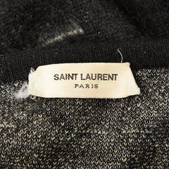 サンローラン 16AW エディ期 ニットセーター サイズ:L 459944 ブラック ウール モヘア メンズ SAINT LAURENT 【中古】
