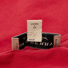 バーバリー チェック Tシャツ サイズ:S レッド コットン ポリウレタン レディース BURBERRY 【中古】