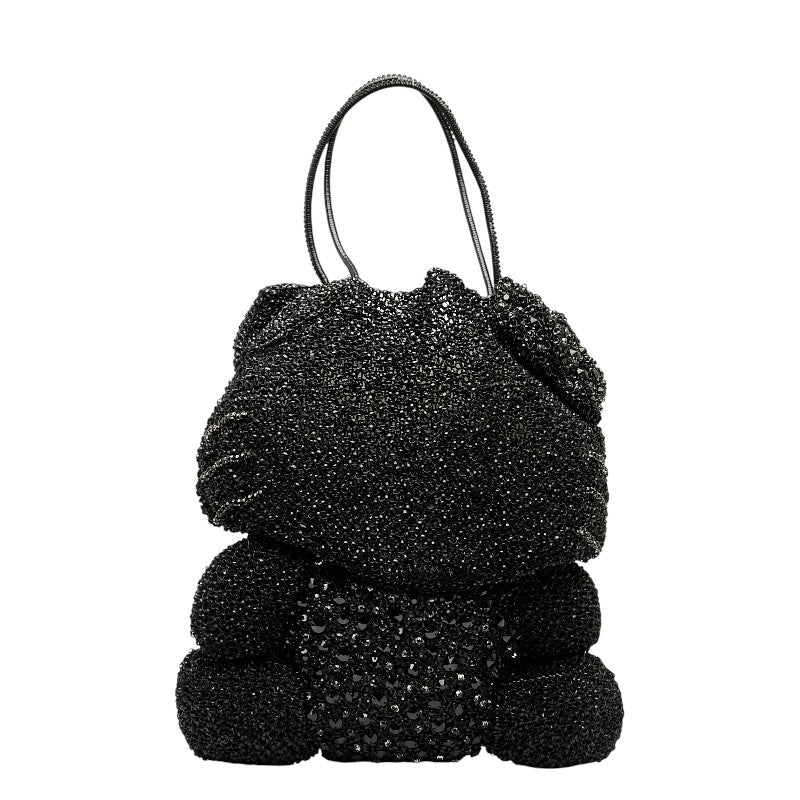 アンテプリマ ×ハローキティ ワイヤーバッグ トートバッグ ブラック ビニール レディース ANTEPRIMA 【中古】