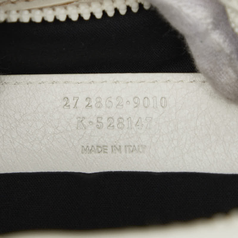 バレンシアガ リポーター 斜め掛け ショルダーバッグ 272862 ホワイト レザー レディース BALENCIAGA 【中古】