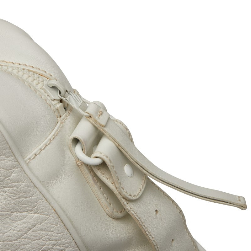 バレンシアガ リポーター 斜め掛け ショルダーバッグ 272862 ホワイト レザー レディース BALENCIAGA 【中古】
