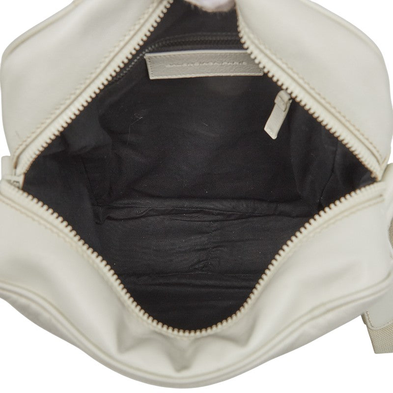 バレンシアガ リポーター 斜め掛け ショルダーバッグ 272862 ホワイト レザー レディース BALENCIAGA 【中古】