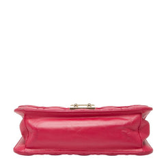 ディオール カナージュ チェーン ショルダーバッグ ピンク レザー レディース Dior 【中古】