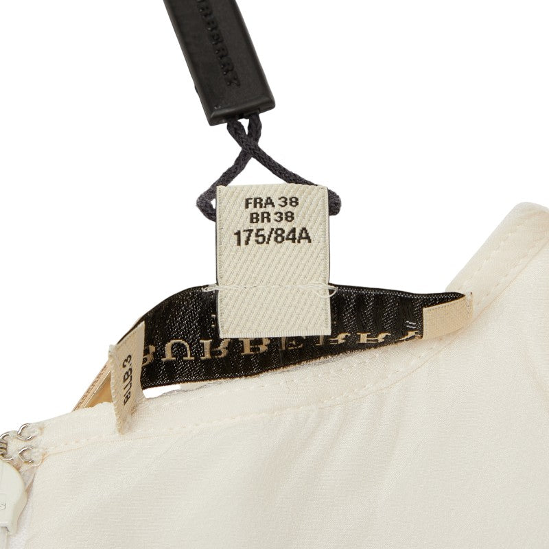 バーバリー プルオーバー ブラウス サイズ:UK8 アイボリー アセテート シルク レディース BURBERRY 【中古】