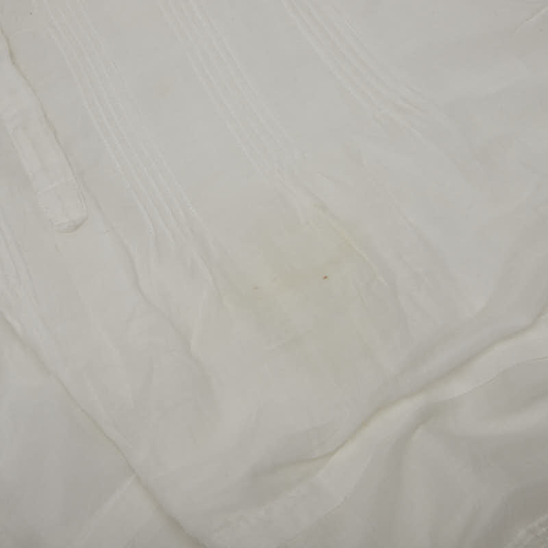 バーバリー チルドレン ワンピース サイズ:12Y 152cm ホワイト コットン キッズ BURBERRY 【中古】