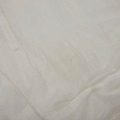 バーバリー チルドレン ワンピース サイズ:12Y 152cm ホワイト コットン キッズ BURBERRY 【中古】