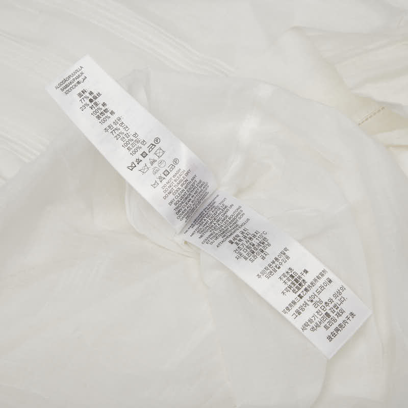 バーバリー チルドレン ワンピース サイズ:12Y 152cm ホワイト コットン キッズ BURBERRY 【中古】