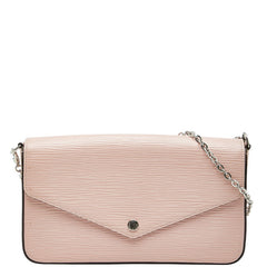 ルイ ヴィトン エピ ポシェット フェリシー ショルダーバッグ M62467 ローズバレリーヌ ピンク レザー レディース LOUIS VUITTON 【中古】