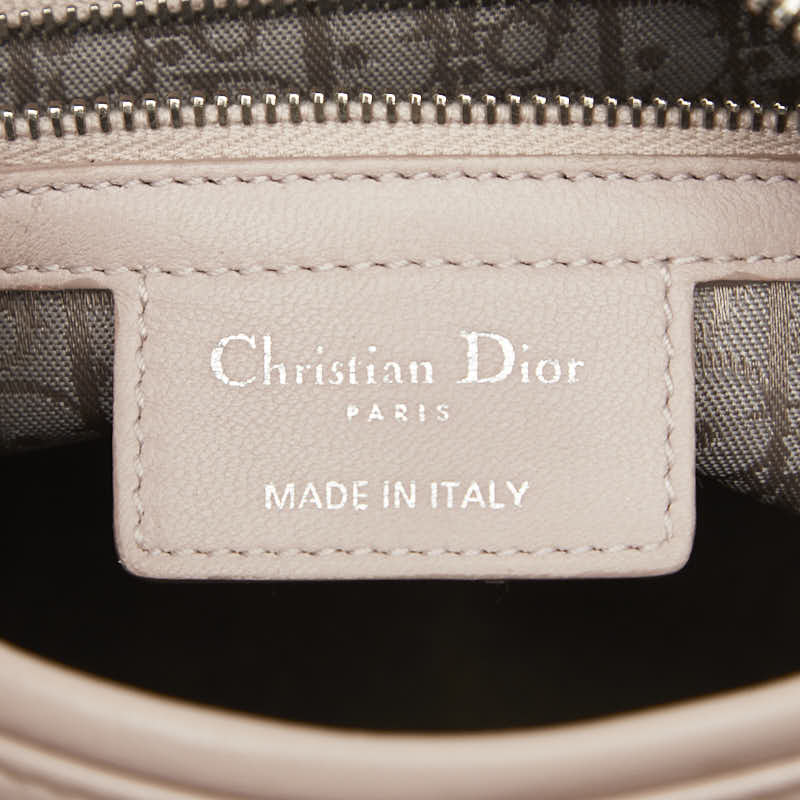 ディオール カナージュ レディディオール ハンドバッグ ショルダーバッグ 2WAY ピンク ラムスキン レディース Dior 【中古】