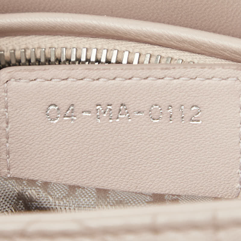 ディオール カナージュ レディディオール ハンドバッグ ショルダーバッグ 2WAY ピンク ラムスキン レディース Dior 【中古】
