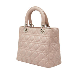 ディオール カナージュ レディディオール ハンドバッグ ショルダーバッグ 2WAY ピンク ラムスキン レディース Dior 【中古】