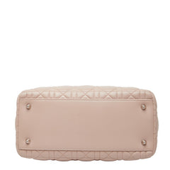 ディオール カナージュ レディディオール ハンドバッグ ショルダーバッグ 2WAY ピンク ラムスキン レディース Dior 【中古】