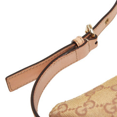 グッチ GGキャンバス ハンドバッグ ワンショルダーバッグ 190393 ベージュ キャンバス レザー レディース GUCCI 【中古】