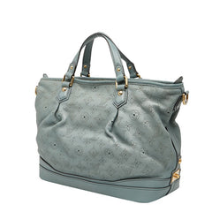 ルイ ヴィトン モノグラム マヒナ ステラPM ハンドバッグ ショルダーバッグ 2WAY M93176 ブルーシエル レザー レディース LOUIS VUITTON 【中古】