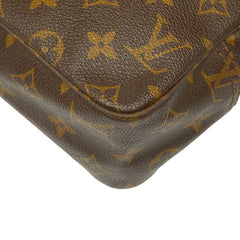 ルイ ヴィトン モノグラム トゥルーストワレット 28 セカンドバッグ クラッチバッグ M47522 ブラウン PVC レザー レディース LOUIS VUITTON 【中古】