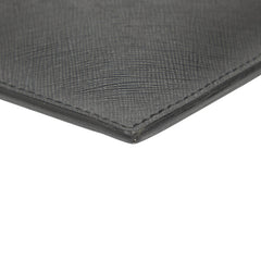 ヴェルサーチェ メデューサ クラッチバッグ ブラック PVC レザー レディース VERSACE 【中古】